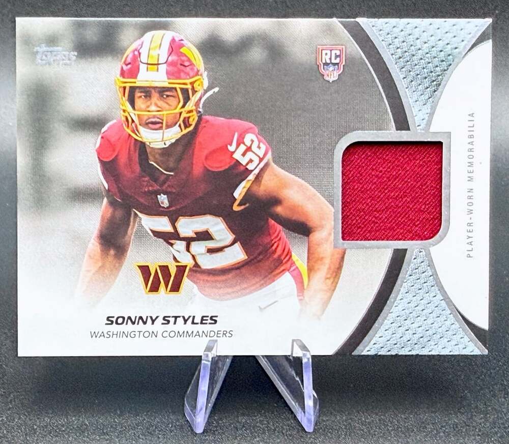 Sonny Styles 2026 Topps Flagship Football NFL Rookies Card Washington Commanders